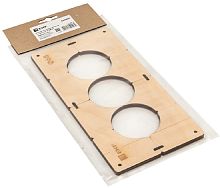 Шаблон для подрозетников EKF Expert на 3 отверстия 68мм фото Шаблон для подрозетников EKF Expert на 3 отверстия 68мм картинка